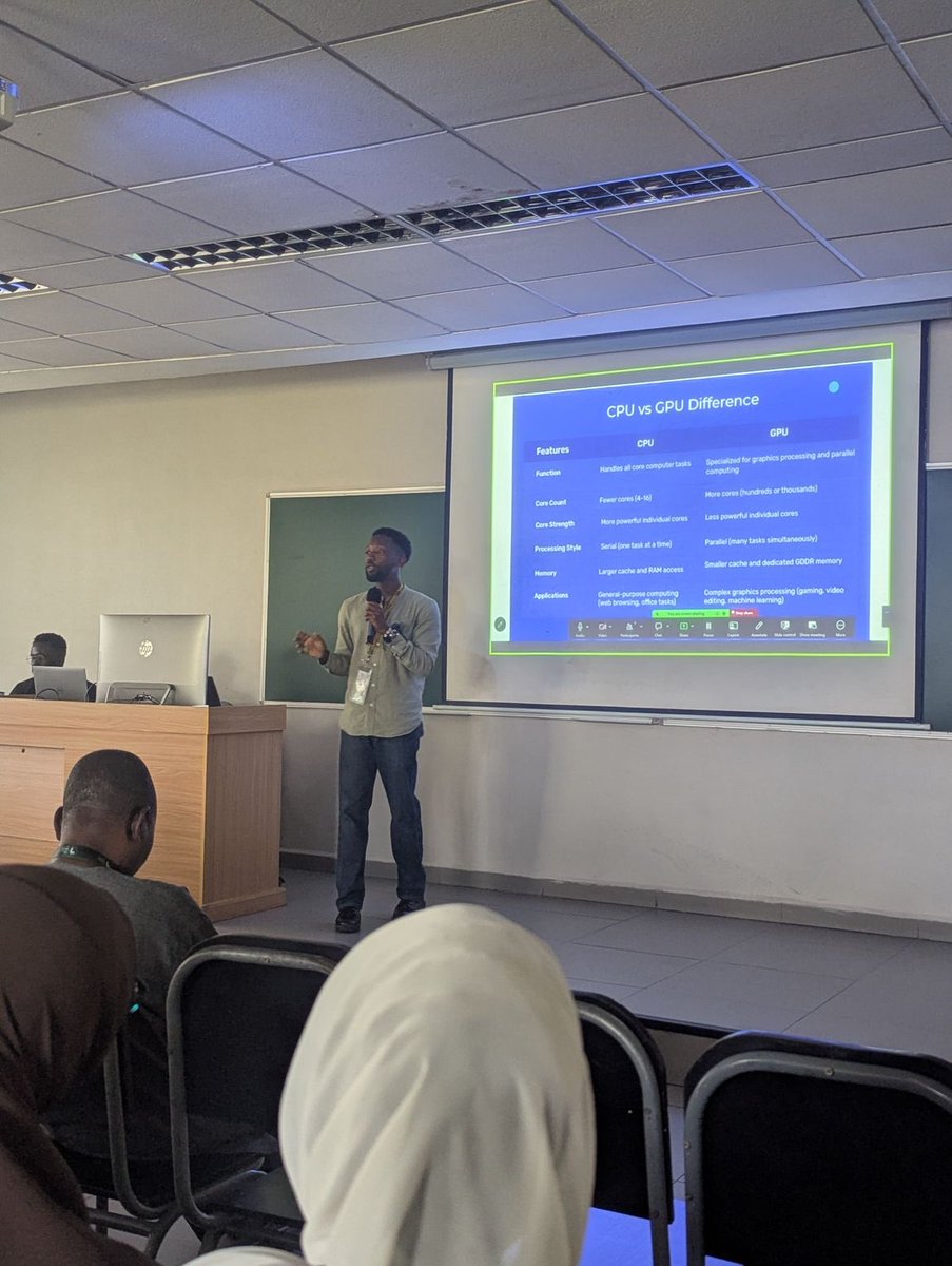 all__lab's tweet photo. Lagos, we showed up! 🚀

Our founder, Sheriff Issaka, took the stage at @DeepIndaba to unpack what it takes to build scalable African AI with cloud GPU infrastructure.

Great conversations, new insights, and an incredible room of builders. 🇳🇬

#dli2026 #alllab https://t.co/UfeAupzEm6
