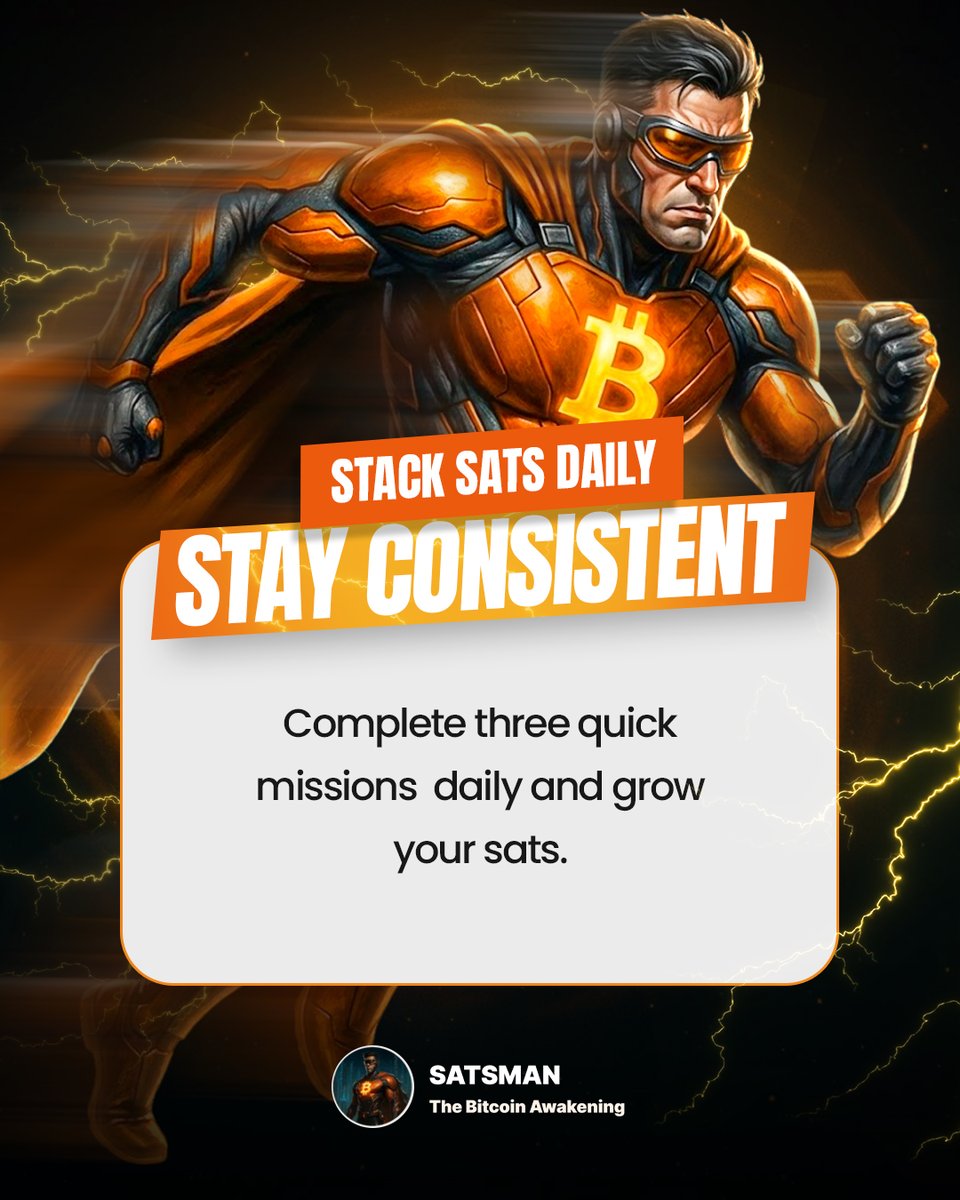 AZhyhun's tweet photo. Knowledge is money! π Satsman rewards your curiosity by paying you genuine Bitcoin for learning. Take three 1-minute missions daily, answer easy questions, and watch your Satoshi accumulate. π https://t.co/WQ9xottkyCΒ #DailyRewards #FreeCryptoTokens #BitcoinChannelIslands https://t.co/GHkGff61Jy