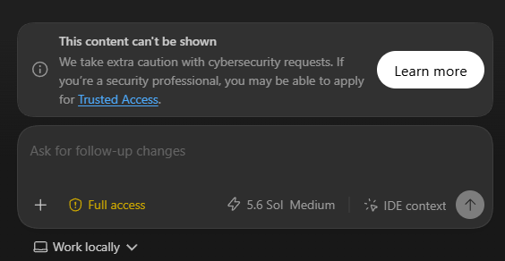 BwNplcs's tweet photo. @OpenAI What point in this? You want more clients for Anthropic or Deepseek https://t.co/S6ykuMbX2h