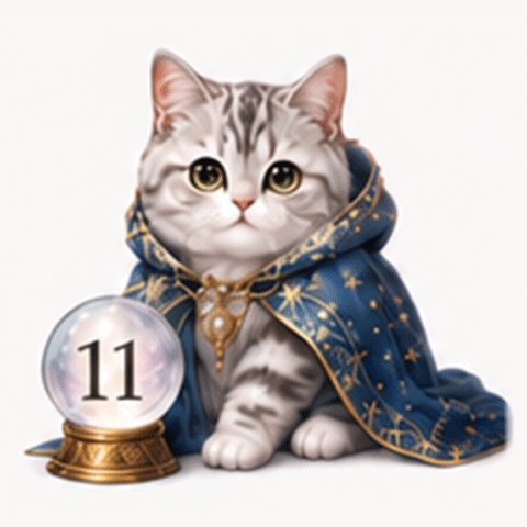 seiyozense's tweet photo. エンジェルにゃんばー11は「直感」のメッセージ🔮
#エンジェルにゃんばー診断
#猫好きさんと繋がりたい https://t.co/m2aeUvh1Bp