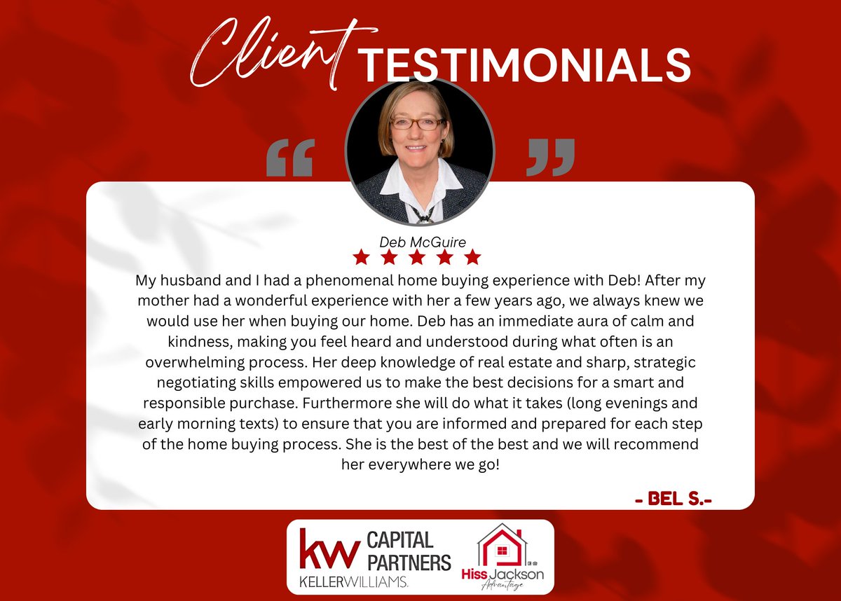 jcjackson's tweet photo. ⭐ 5-Star Client Review! ⭐

Thank you, Bel, for trusting us with your home-buying journey! 🏡 We’re honored to have helped you feel informed, prepared, and confident every step of the way.

#ClientReview #RealEstate #HomeBuying #HappyClients https://t.co/2r4VXvFNxW