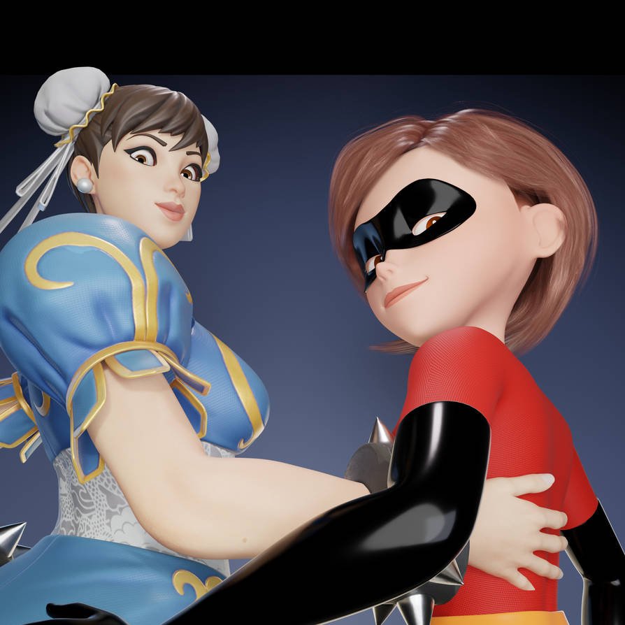 Nocive10's tweet photo. Since they caused plenty of debate in fortnite, I figured I should make an illustration of the two staring you down.

NSFW alts through DA (https://t.co/z9o98EpJuv)

Elastigirl model by @Smittt34 https://t.co/7CtmNFvcdD