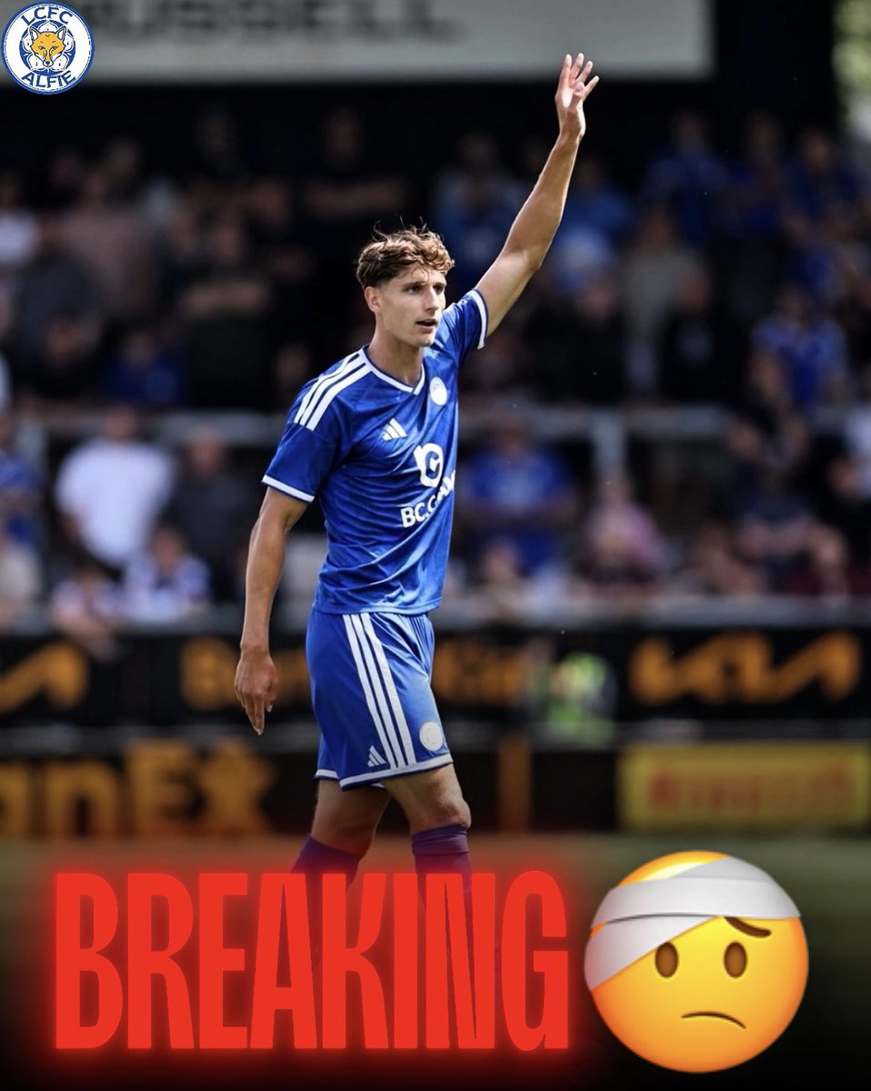 LCFC_AlfieTv's tweet photo. Russel Martin confirms Ben Nelson will miss the majority of the season due to an ACL injury after our friendly against Genoa. ✅🤕

#lcfc #leicestercity #bennelson https://t.co/HcLKLIlMK2