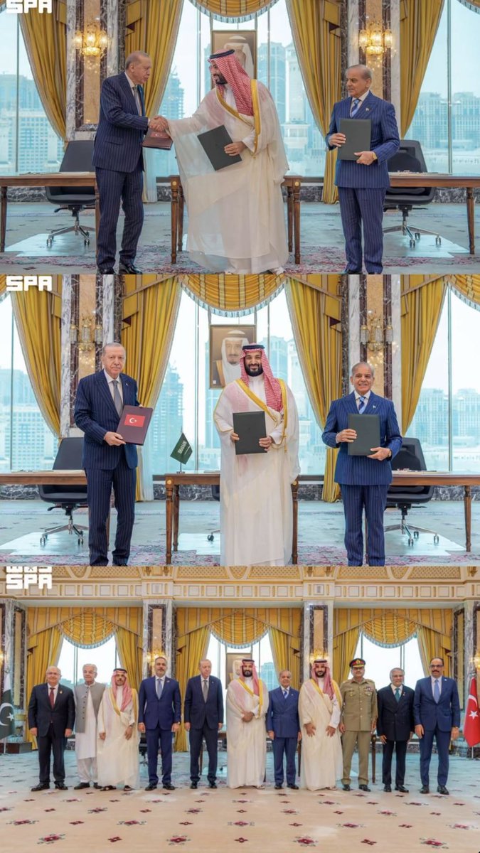 zeknon's tweet photo. الحمدلله هذه بداية موفقه ل #السعودية في توحيد الصف الاسلامي والخليجي خاصة لما تمر به المنطقه من ازمة واعتقد ان هناك دول خليجية سوف تنظم لهذا الاتفاق واحساسي ان الخارجية القطرية لها دور فعال في هذا الاتفاق 
#قطر 
#تركيا 
#باكستان https://t.co/2QSoNhos1V