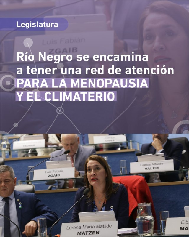 LegislaturaRN's tweet photo. En primera vuelta, se aprobó por unanimidad el proyecto que propone crear una Red Provincial de Atención Integral de la Menopausia y el Climaterio. La iniciativa busca garantizar prevención, atención y seguimiento. 

🔗https://t.co/E9U1cRP7nx https://t.co/xtbuLBrM2T