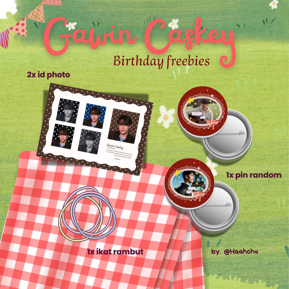 Haahchu's tweet photo. ˙ . ꒷ 🍰 . 𖦹˙Gawin Birthday Freebies by chaacu at Blok M˙ . ꒷ 🍰 . 𖦹˙

ingin ikut meramaikan blok M xixi, inii sedikit bangeett jd kalau ketmu say hai ajaa yaa kalau masi ada pasti aku kasihh☝🏼

mari rayakan Birthday gawin dengan penuh cintaaa👩‍❤️‍💋‍👩
#Growing29WithGawin https://t.co/Y7jdN2nNBr