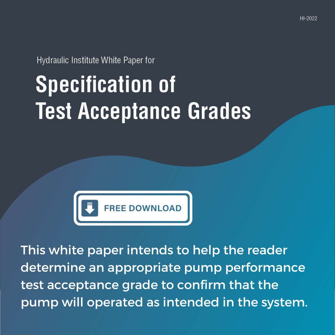 HIpumps's tweet photo. #FreeStuffFriday - Our free white paper is available to download, which will guide you in choosing an appropriate pump performance test acceptance grade.
Download here ๐ https://t.co/4p86VbCEwL https://t.co/S7UuDBEpYg