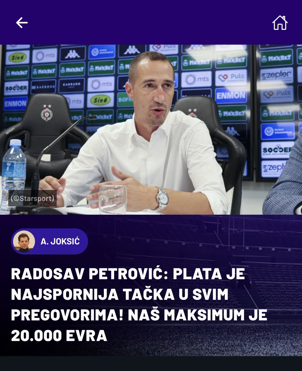 Nemanios0311's tweet photo. “Da smo ispunili želje trenera” jel to odgovor na Saletove prozivke na racun tebe i Danka? Ne majmuninčino, ne bi bili favoriti, ali bi se trkali u ligi i ne bi se desio IMT i Zemun. Drugo, plata od 20.000 evra u fudbalu je smešna. Za tu cifru iole kvalitetan stranac pa i domaći neće ni da pomisle da dodju. Zato ste i dovodili na pozajmicu. I zar ta mera “štednje” nije trebala da traje godinu dana dok se klub ne stabilizuje?!