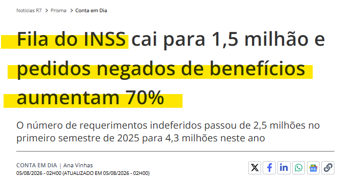 Terra__Brasilis's tweet photo. Olha como o governo LULA está "zerando" a fila do INSS https://t.co/TggBnYSEeh