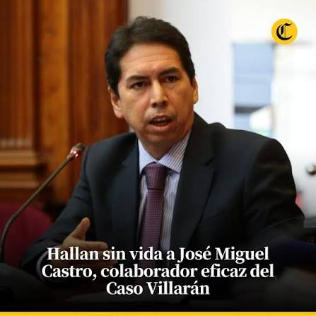 vladimir_cerron's tweet photo. No convalidar la colaboración eficaz de José Miguel Castro Gutiérrez, durante un quinquenio, fue una coartada "procrimen", sin duda. ¿Cuántos fiscales están con prisión preventiva por este crimen? Nadie.