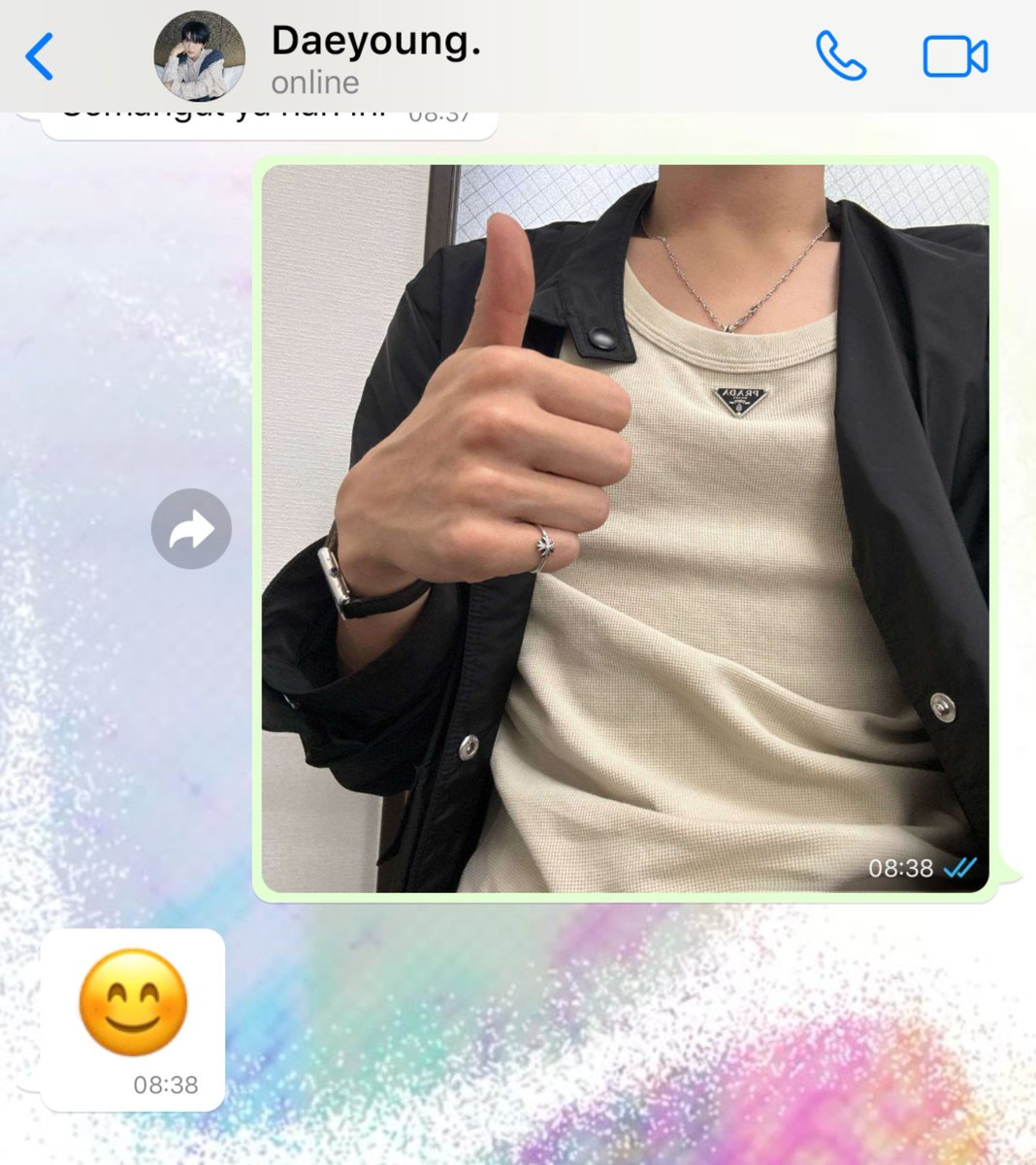 2nekozs's tweet photo. daengsyon few tweets au

daeng salah kirim pap ke si kakak dalam keadaan sakit dan si kakak lagi di luar kota. oh ada yang panik yaaa? https://t.co/ZApXV7dykI