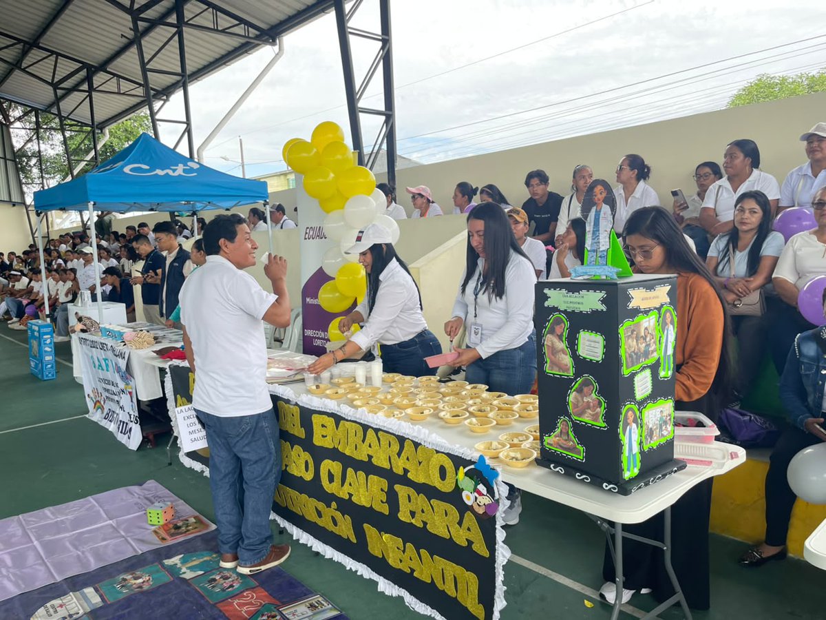 Zona2MTDH's tweet photo. 📍 #Orellana | Con una caminata y una feria institucional, conmemoramos la Semana Mundial de la Lactancia Materna, promoviendo espacios de sensibilización para fomentar esta práctica esencial en el desarrollo de niñas y niños.  👶💜🤱
#MTDHenTerritorio
#GobiernoDelEcuador https://t.co/65r6qs2k4H
