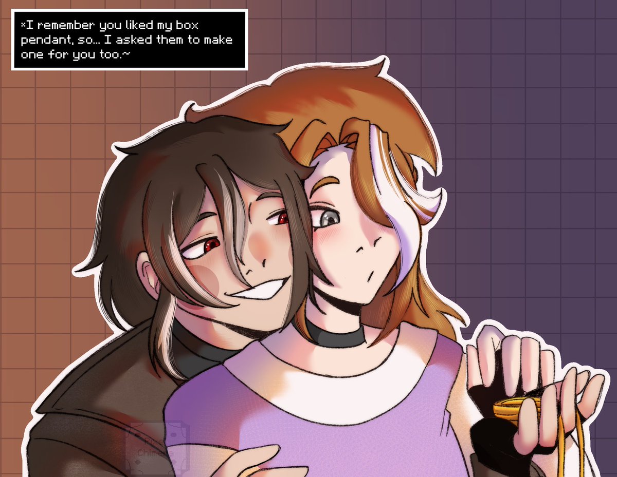 Pixel_Chimera's tweet photo. Finally finished trying out the brush for the line. My favorites😭

#undertaleoc #undertale https://t.co/sEiVWlc9GI