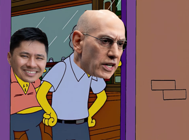 SimpsonsNBA's tweet photo. https://t.co/DaKujU2ztS