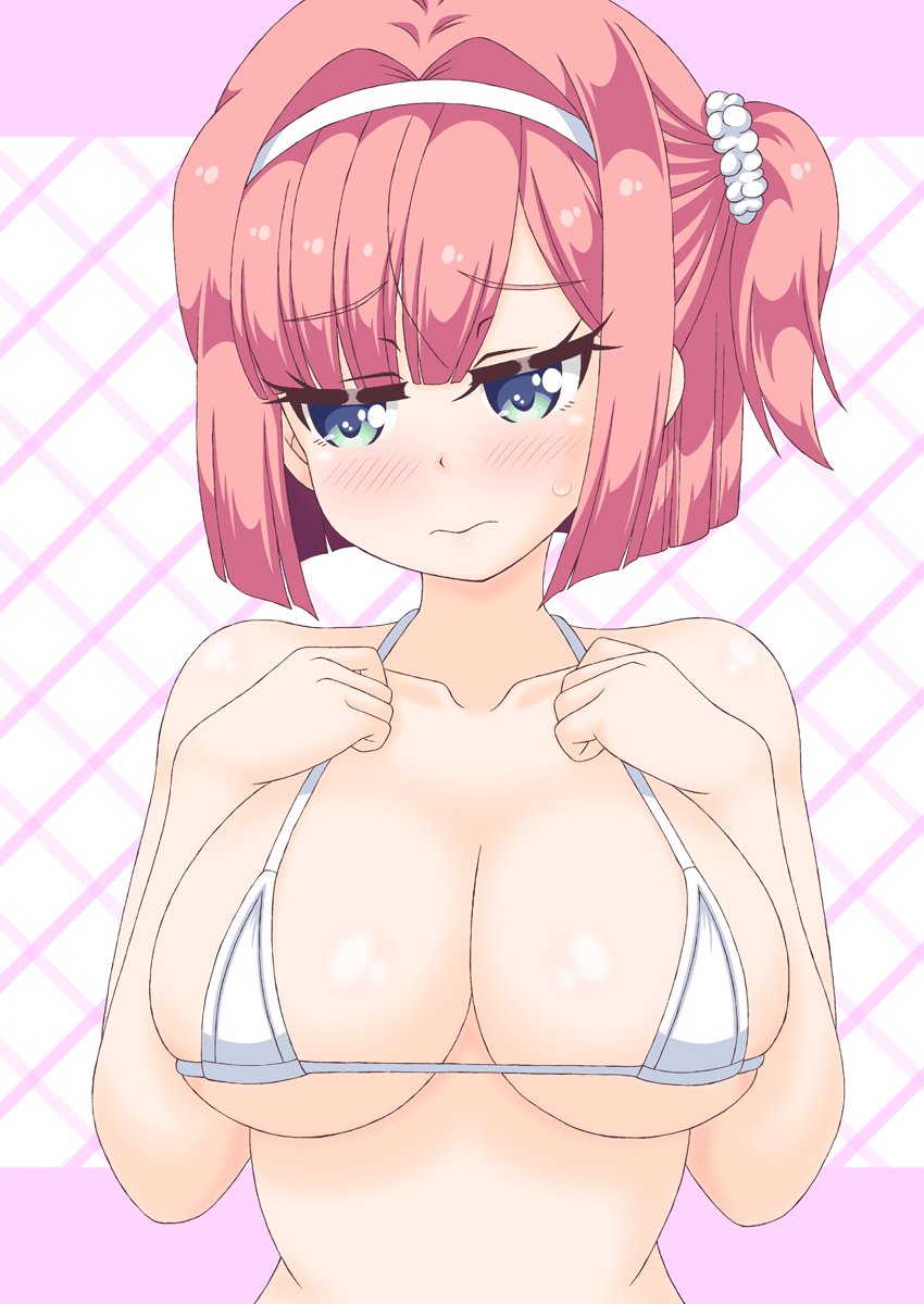 crm_tndrs's tweet photo. 夏コミに向けて鳴海ツバメさんの普通サイズおっぱいばかり描いてきた反動で、望月紅葉さんのデカぱいを描きたい気持ちが抑えきれなくなってしまいました https://t.co/nD17jcmWqA