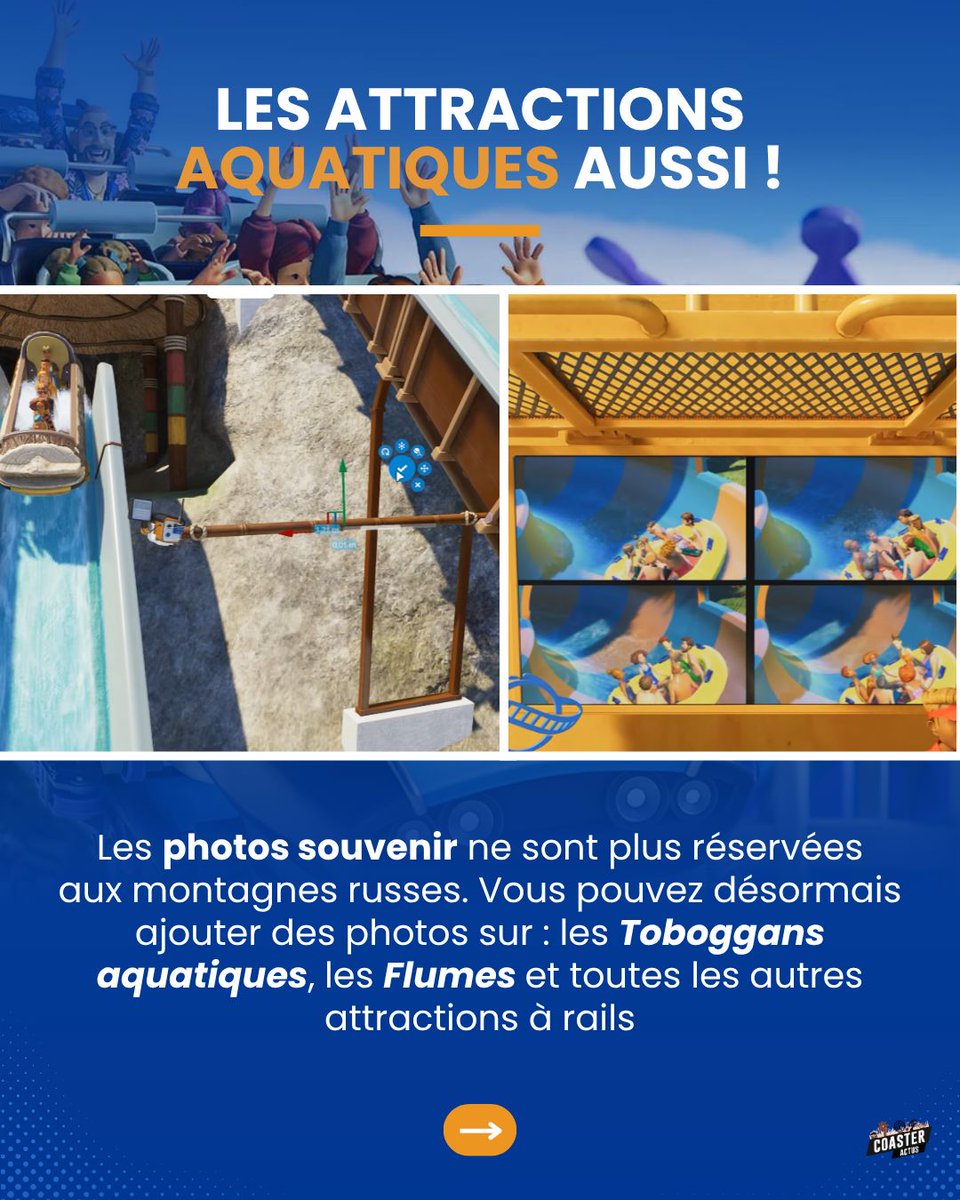 CoasterActus's tweet photo. 🎮  La mise à jour 11 gratuite de @planetcoaster 2 sera disponible le 19 août !

🎥 Et RDV le 12 août pour découvrir le prochain DLC... Cinéma https://t.co/t6pAbufSAL