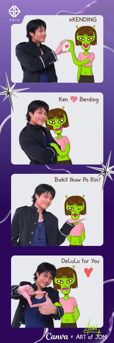 artofJom's tweet photo. Thank you Ninang @canva_ph 💖
ayun Delulu malala ang ALIEN 👽
Ken 💖 Berding #KENDING
@SB19Official #SB19_KEN #SB19
SB19 KAYA SA CANVA
@SB19Official #SB19
#SB19xCanva https://t.co/QsXnUvHlHy