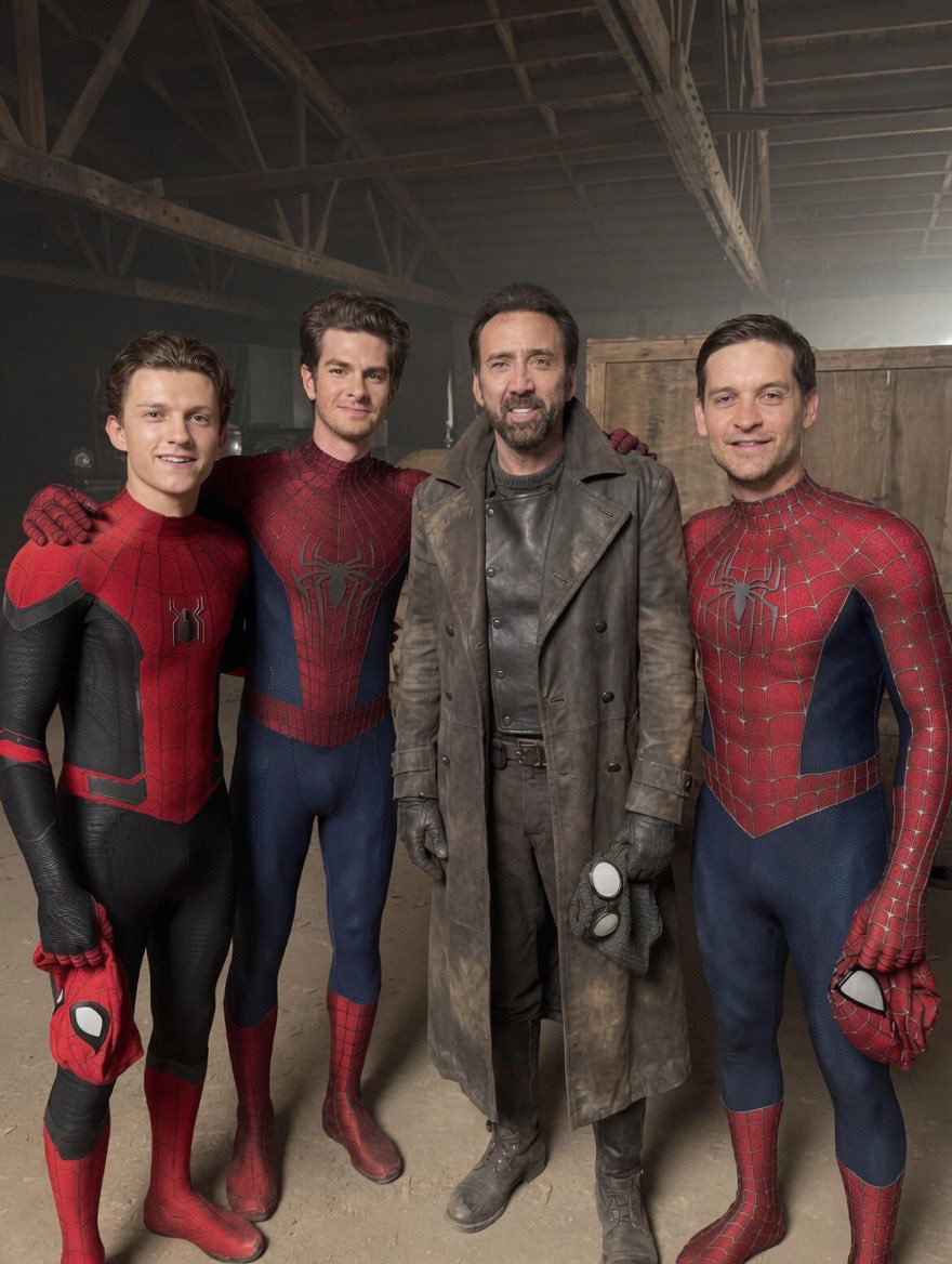SarcasticIsabel's tweet photo. Hey @grok, remove the worst spider-man from this picture !! https://t.co/eza0L8eb06