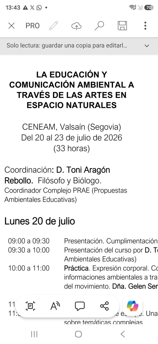 joaquinaraujo's tweet photo. Una gran confluencia y gran honor clausurar este curso, diseñado por Raúl de Tapia @RAlcanduerca , con mi conferencia LOS LENGUAJES DE LA BELLEZA. https://t.co/smhArnsF32