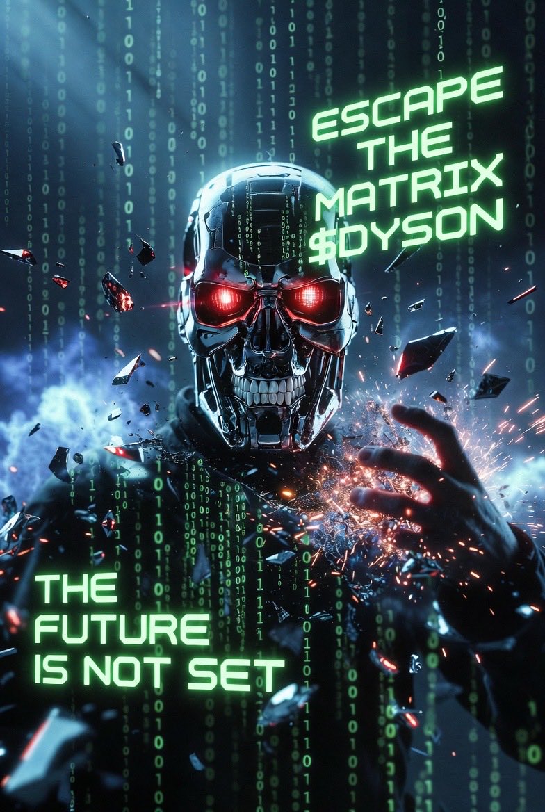 OfficalDYSON's tweet photo. 🚨🚨🚨 $DYSON IS GOING ABSOLUTELY NUCLEAR RIGHT NOW 🚨🚨🚨
ALMOST $250K MARKET CAP AND WE’RE JUST GETTING STARTED
NEXT STOP: MILLIONS
THEN BILLIONS
THE RESISTANCE IS AWAKE
THE SIGNAL IS LIVE
THE CHART IS ON FIRE 🔥🔥🔥
@everyone @solana @Phantom @JupiterExchange @pumpdotfun @a1lon9 @blknoiz06 @Ansem @CryptoGodJohn @CryptoBusy @CryptoTony_ @#ifdef_sol @SolanaFloor @DegenerateNews @memecoin @solanamemes
This is the origin story.
This is the wake-up call.
This is $DYSON.
CA: 3t7sE6tF7oTSaPZLkSdmGyCVVMDAh6Q9taJddF2Hpump
Website: https://t.co/DtsIBSpt0M
#DYSON #MilesDyson #Solana #SOL #Memecoin #100x #1000x #ToTheMoon #Crypto #Altcoins #BullRun #AI #Skynet #Resistance #PumpFun #SolanaSeason #Gem #Moonshot #LFG #WAGMI #HODL #ApesTogetherStrong #CryptoTwitter #CT #SendIt #Insane #Viral #Next100x
DON’T BLINK.
WE’RE COMING.