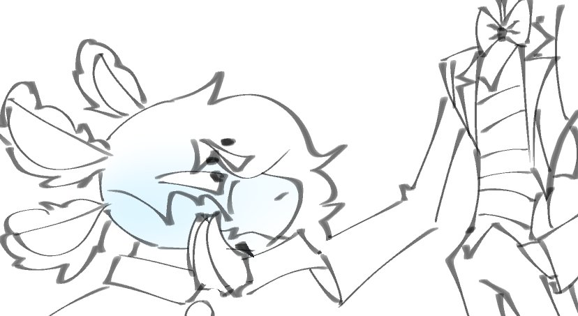 freakcreature__'s tweet photo. reefshark screenshot redraw!!! theyre so GAY https://t.co/yyNP89dztd