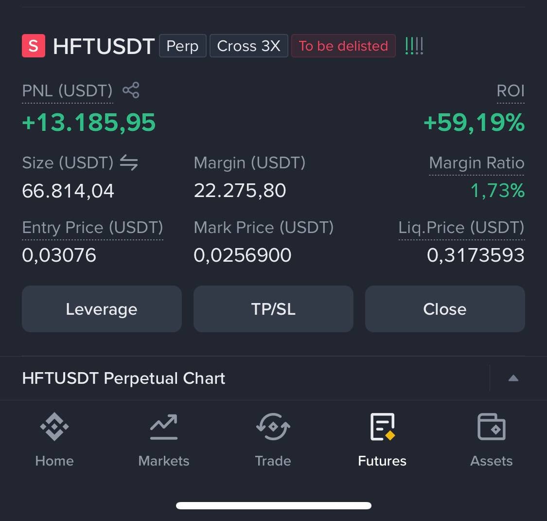 rodgersharry02's tweet photo. Take profit on half #HFT rn 💵💵

SL BE then hold to next target https://t.co/I3JKFNOtMg