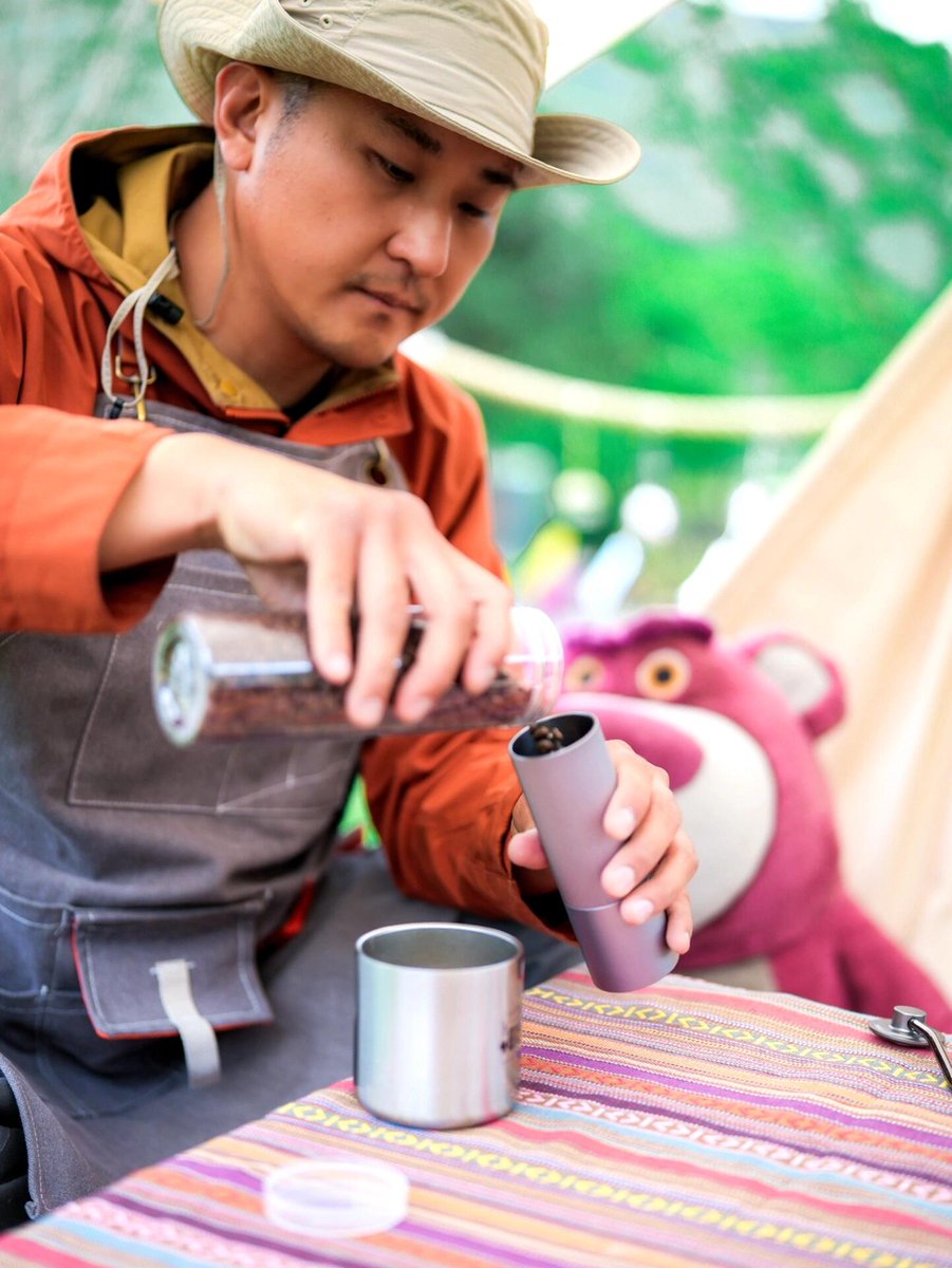 junghoo13's tweet photo. Woke up to golden sunlight filtering through pine trees, the smell of fresh coffee, and no alarm clock—this is the perfect way to disconnect and recharge. Camp vibes hit different every single time!， https://t.co/B0XEPhWbNZ