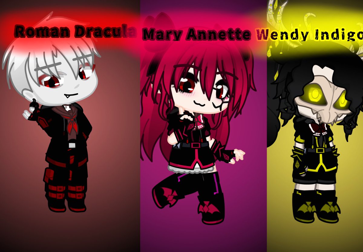 Abigail79762329's tweet photo. I decided to make something for my style made freak show but in Hybrid High version (note: they’re not part of my series, I just wanted to do an idea for fun) #FreakShowRP #rexiipher #minecraftrp https://t.co/NA4QoPNTnh