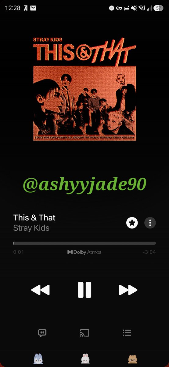 ashyyjade90's tweet photo. Last Hour!
Apple Music 🎉🎉🎉
#StrayKids #스트레이키즈
#THIS_AND_THAT
#This_and_That_BurningTime https://t.co/BaitgpIC1d