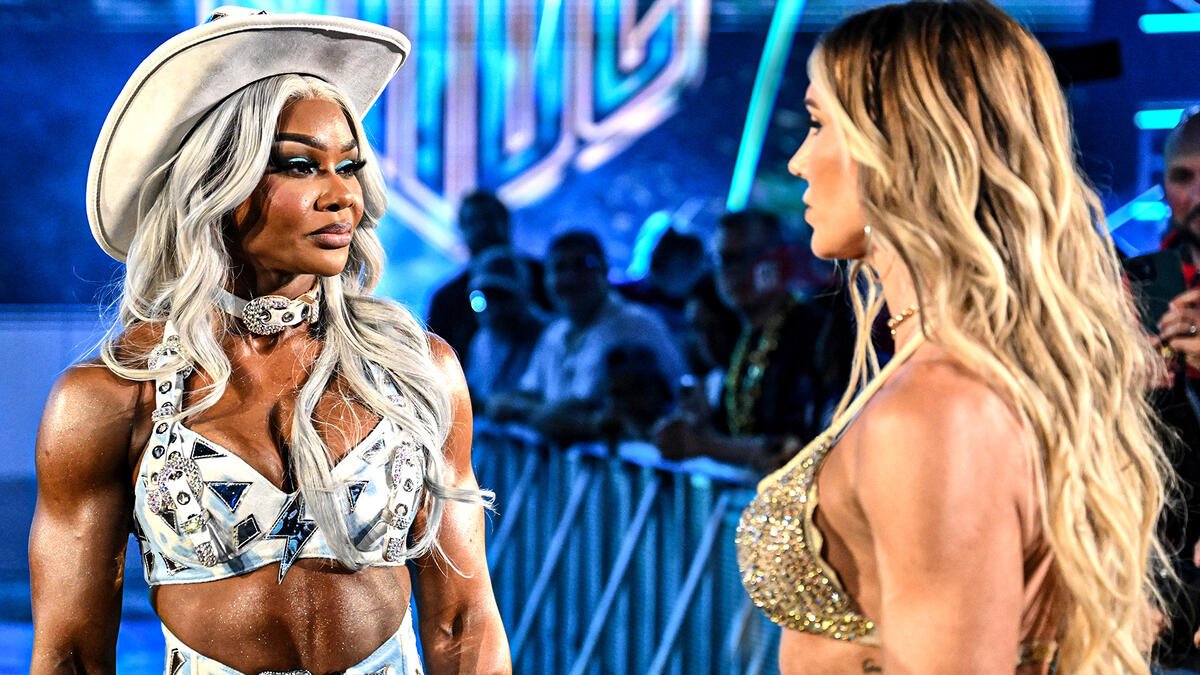 ProWFinesse's tweet photo. Jade Cargill will take on Charlotte Flair in their first televised match.

I think this could be really good. https://t.co/lioxOksUJO