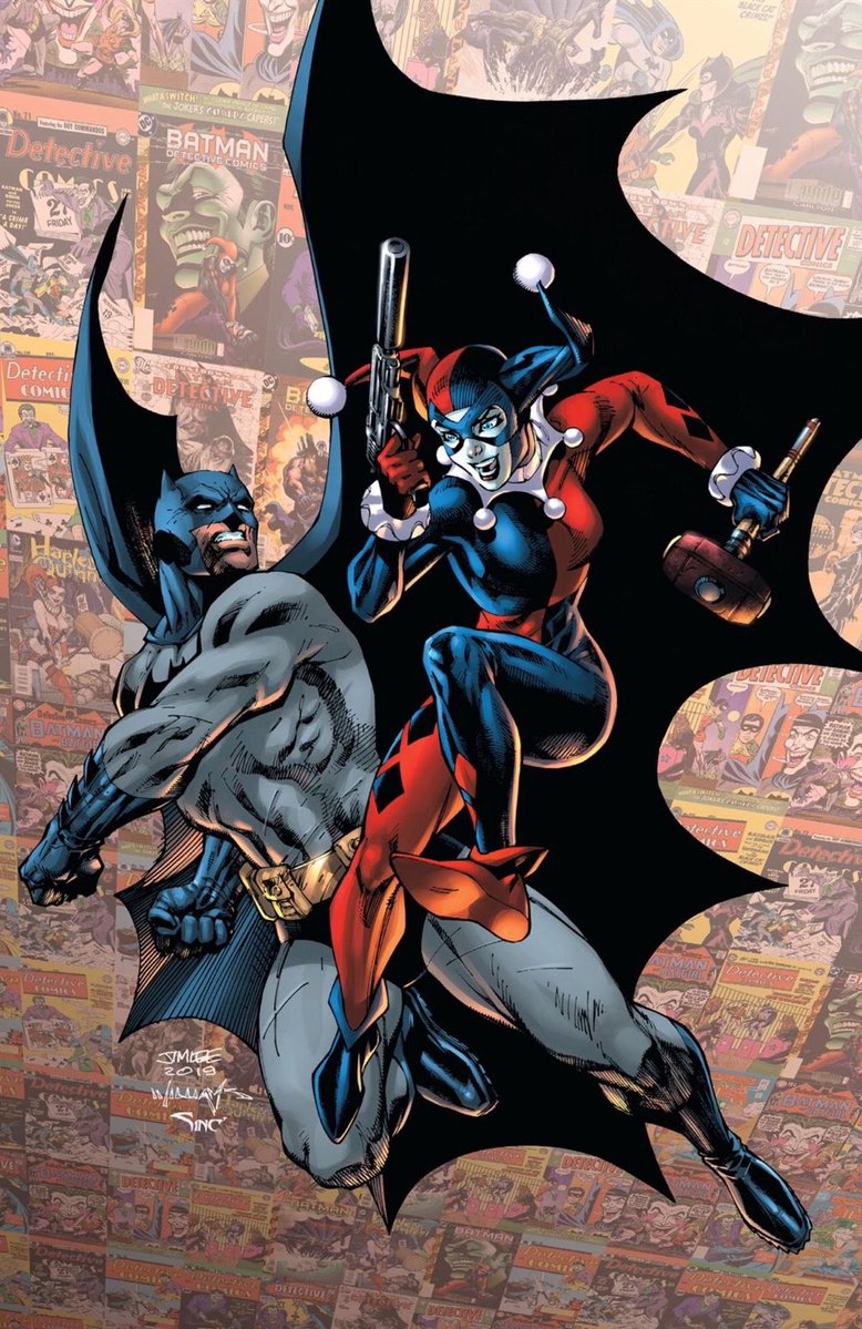 batsignal1939's tweet photo. Batman and Harley by Jim Lee @JimLee https://t.co/HUo0S2enEO