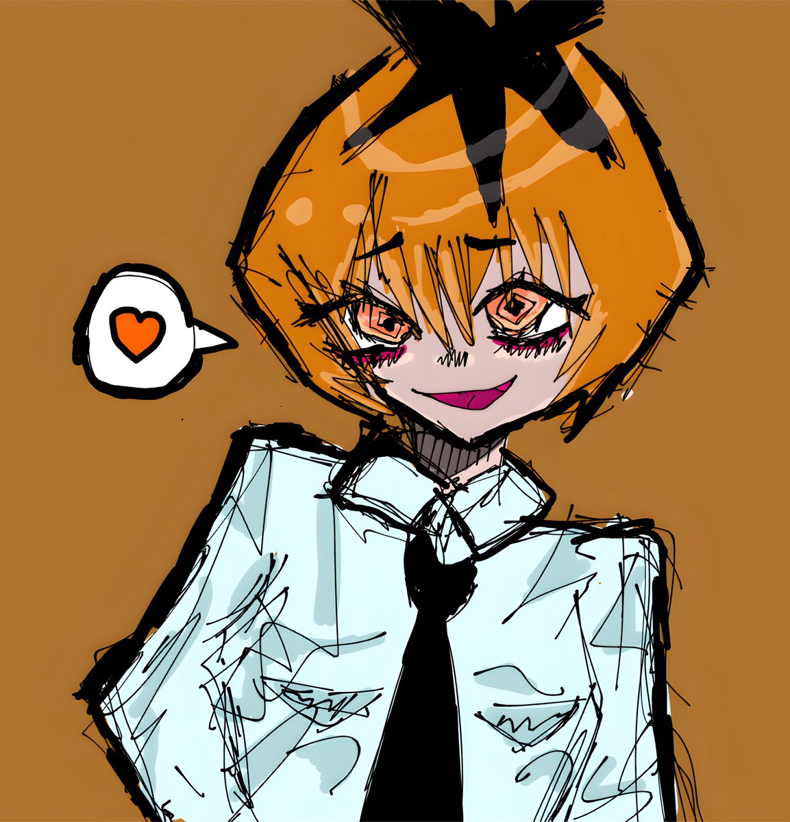 immm1256's tweet photo. ポルガイ君女体化^_   ̫  _ ^🧡
 #natori_art https://t.co/6oEc2Wh4rd
