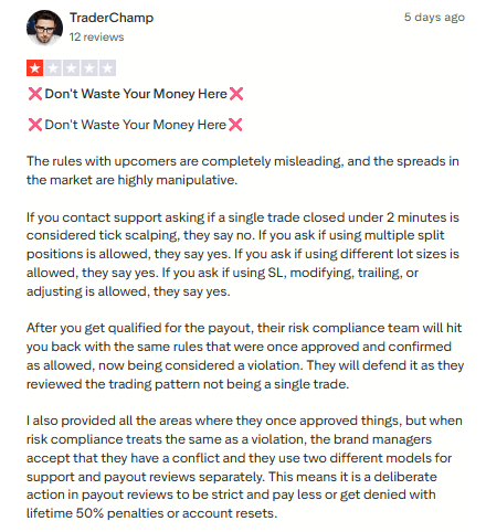 TraderChampX's tweet photo. ❌Upcomers SCAM! BIG WARNING!!❌

All positive reviews they show is paid fake ones. Which already got reported by Trustpilot itself. 

@upcomers_com @JakubUPC 

#upcomers #propfirm #forex #crypto #stocks #trading #propfirmmatch #holaprime #fortraders #ftmo #fundednext #fundingpips #goatfunded
