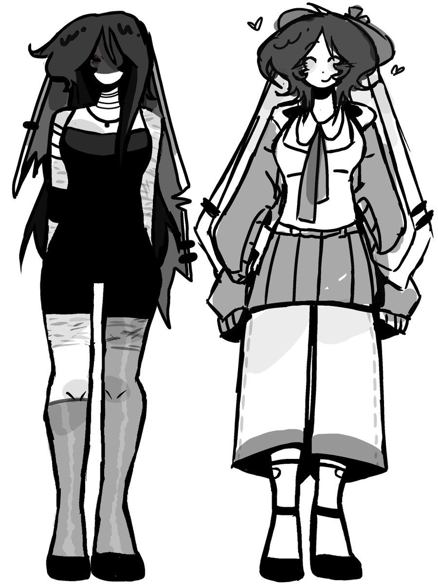 MELANIEYKIKIVA's tweet photo. I m gas, swap AU hehe my two ocs being the OCS they are 🥰  #selfimageOC I love just not coloring and putting black and white 😍 AND YES I LOVE ASH KILL ME IF YOU WANT😼 #jumpcut #yunship #ashlin https://t.co/zBmbaLJdBZ