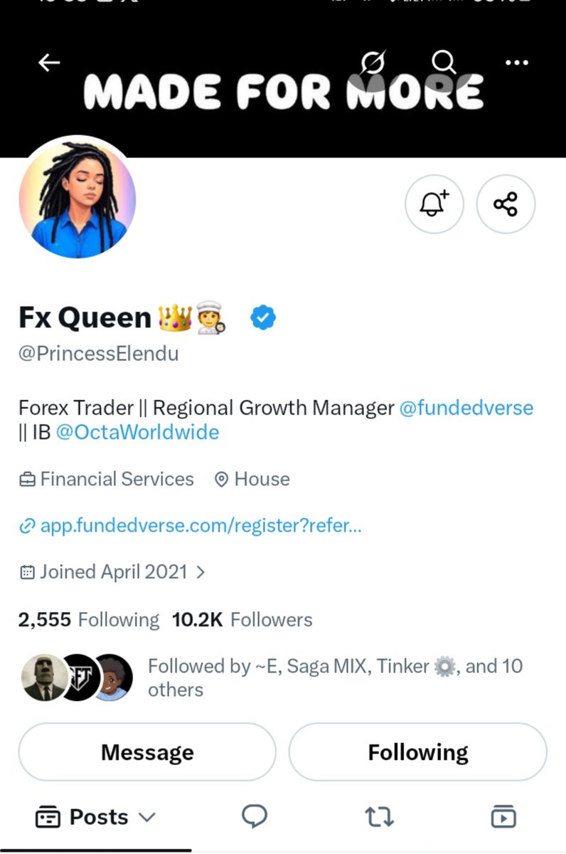 _TG_Sage's tweet photo. @elvisthemainaic @FundedVerse @FundedVerseNaij @PrincessElendu @juniorfx027t2 Elonziiiiii 🔥  I don run am o
@Trade_with_wyse
@crypto_onowu https://t.co/ggHbk6Eogo