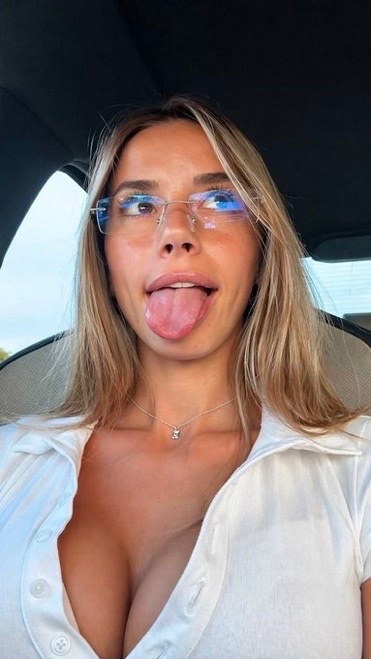 picsaesthe's tweet photo. Glasses on, tongue out, chaos activated. https://t.co/93VcIxfux2