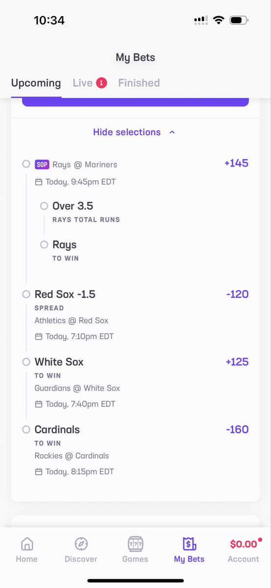 Beermensports's tweet photo. Fridays Baseball Parlay!!⚾️ #Gambling𝕏 #BaseballTwitter #Parlay https://t.co/pIN8J3Yl07