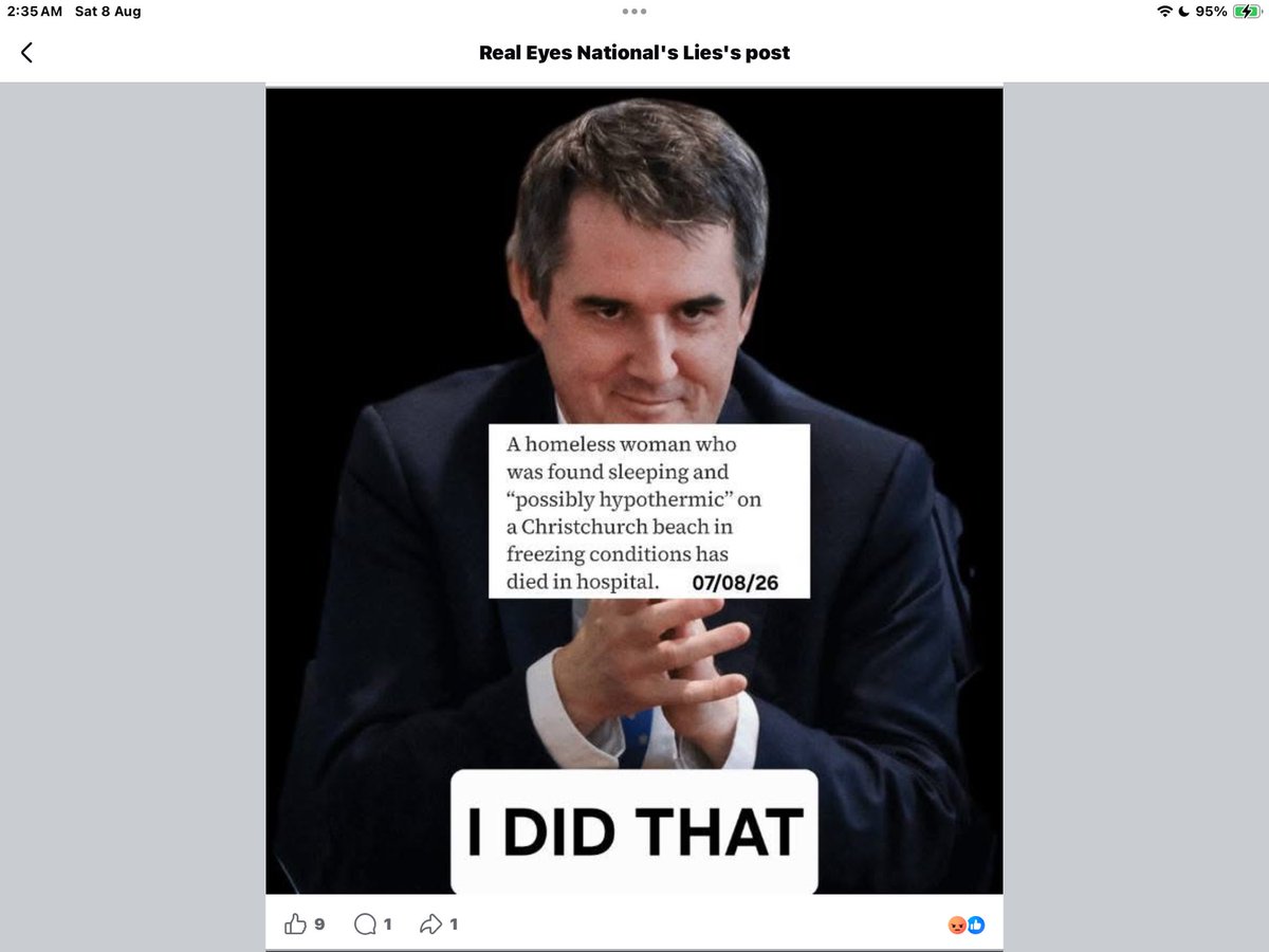 Oldie452's tweet photo. A homeless woman who was found sleeping &amp; “possibly hypothermic” on a Christchurch beach in freezing conditions has died in hospital. 7/8/26
This Gvt has to take responsibility for this tragedy. What a despicable bunch of numpties. #VoteThemOut #VoteLeft https://t.co/C64fFKVFTO