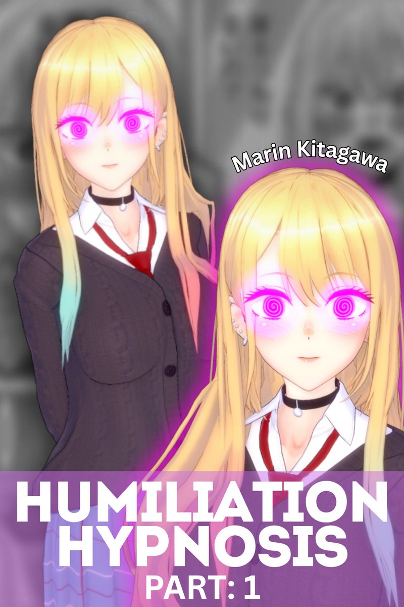 anonihypno's tweet photo. Might be one of the rare times you'll see an update here first, but I started redesigning my novel covers...
#hypno #hypnoart #marinkitagawa #koikatsu https://t.co/0AyK6OBVG5