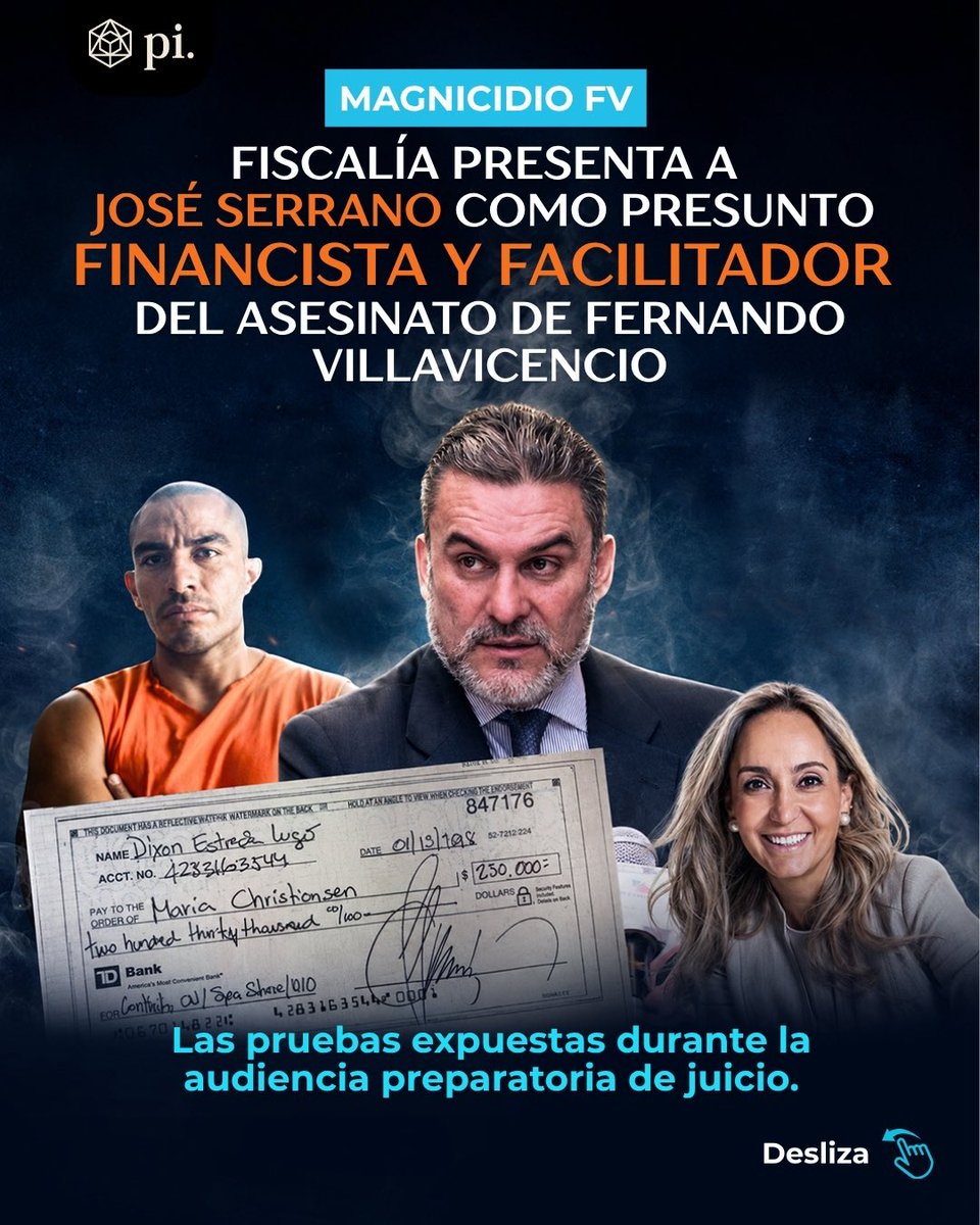 Pinvestigacion3's tweet photo. La Fiscalía presentó a José Serrano como presunto financista y facilitador del asesinato de Fernando Villavicencio. 
¿Qué pruebas se presentaron? Abro hilo 🧵 https://t.co/JygLVxGxB1