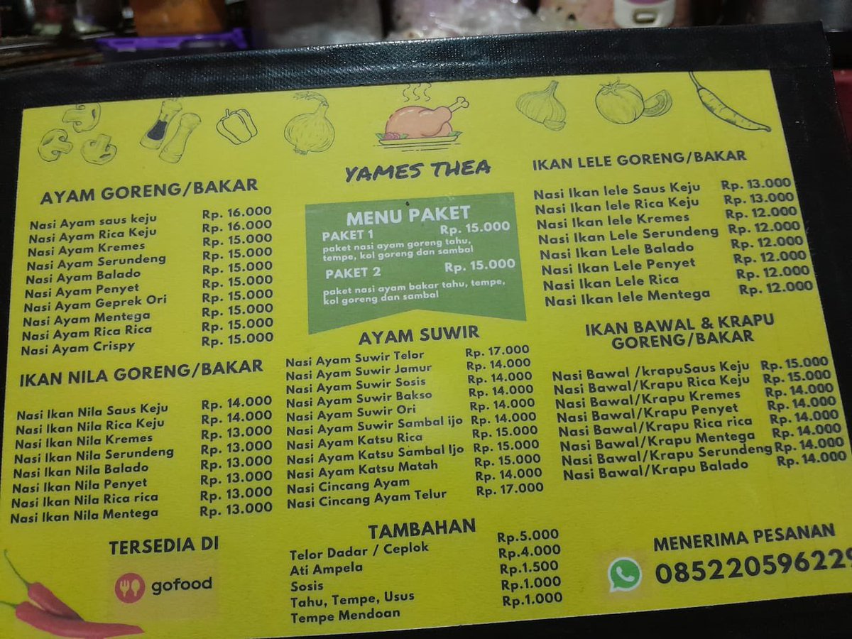 alanairie's tweet photo. 🍛 Nasi Katsu Yames

MY FAVORITE GWEH KALO LAGI BOKEK, lopppp sangat dengan katsu nya, free deliv se ciseke rayaaa, kalo agak jauh (ex. cikuda) free deliv untuk min belanja 20k

📍 Yames Thea Pujasera Ciseke on gmaps
🟢 https://t.co/vwuQ1OwgOZ https://t.co/eD2EBbA0eM