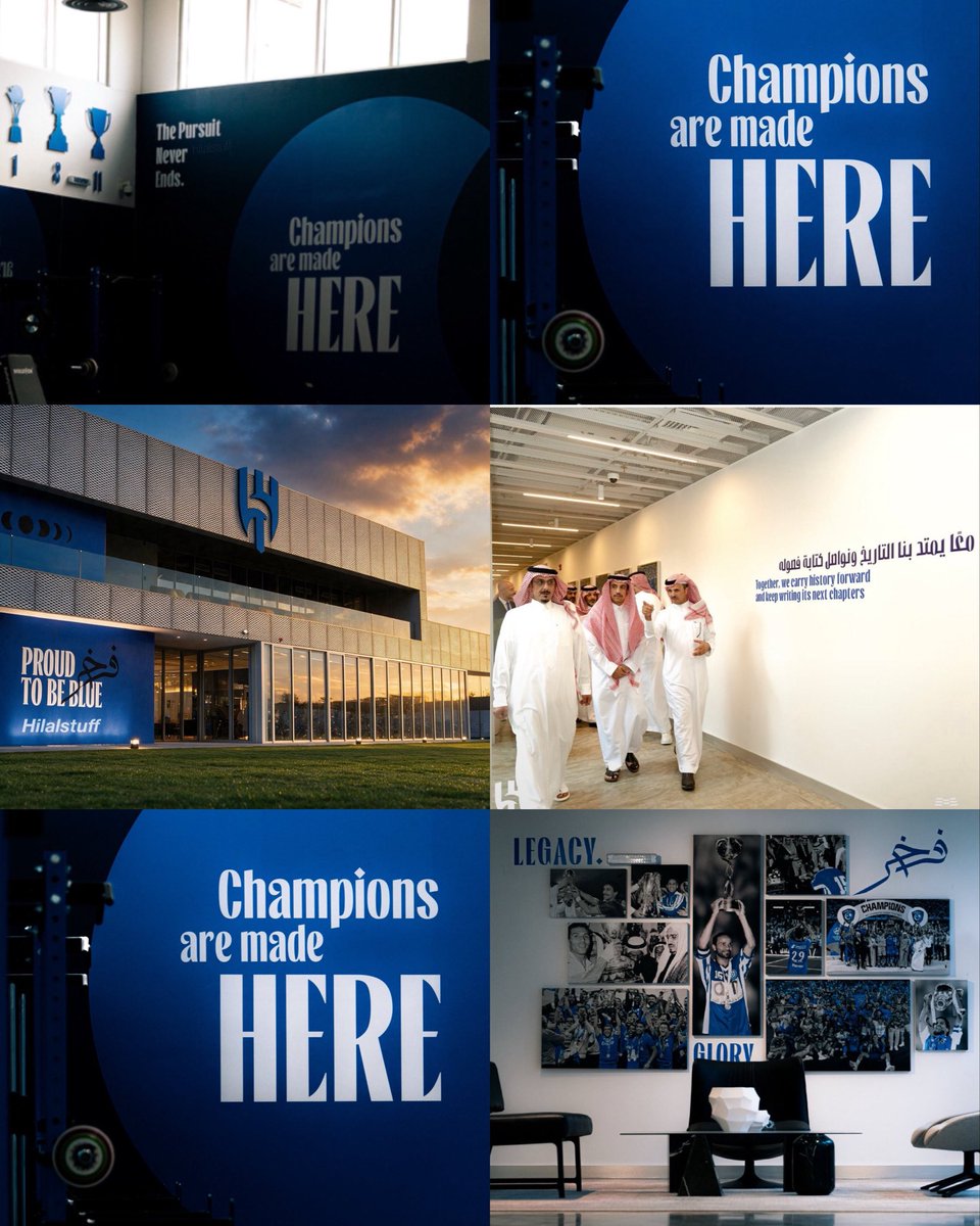 1SMi_'s tweet photo. 🚨🚨🚨🚨 عبارات في مقر الهلال الجديد /

• هنا يُصنع الأبطال .. السعي لا ينتهي 

• فخور بكوني أزرق

• فخر وإرث

• الأبطال يُصنعون هنا 

• معًا يمتد بنا التاريخ وتواصل كتابة فصوله

😨😨😨😨😨😨💙💙💙💙💙💙💙💙

@hilalstuff https://t.co/CMtTVEDxue