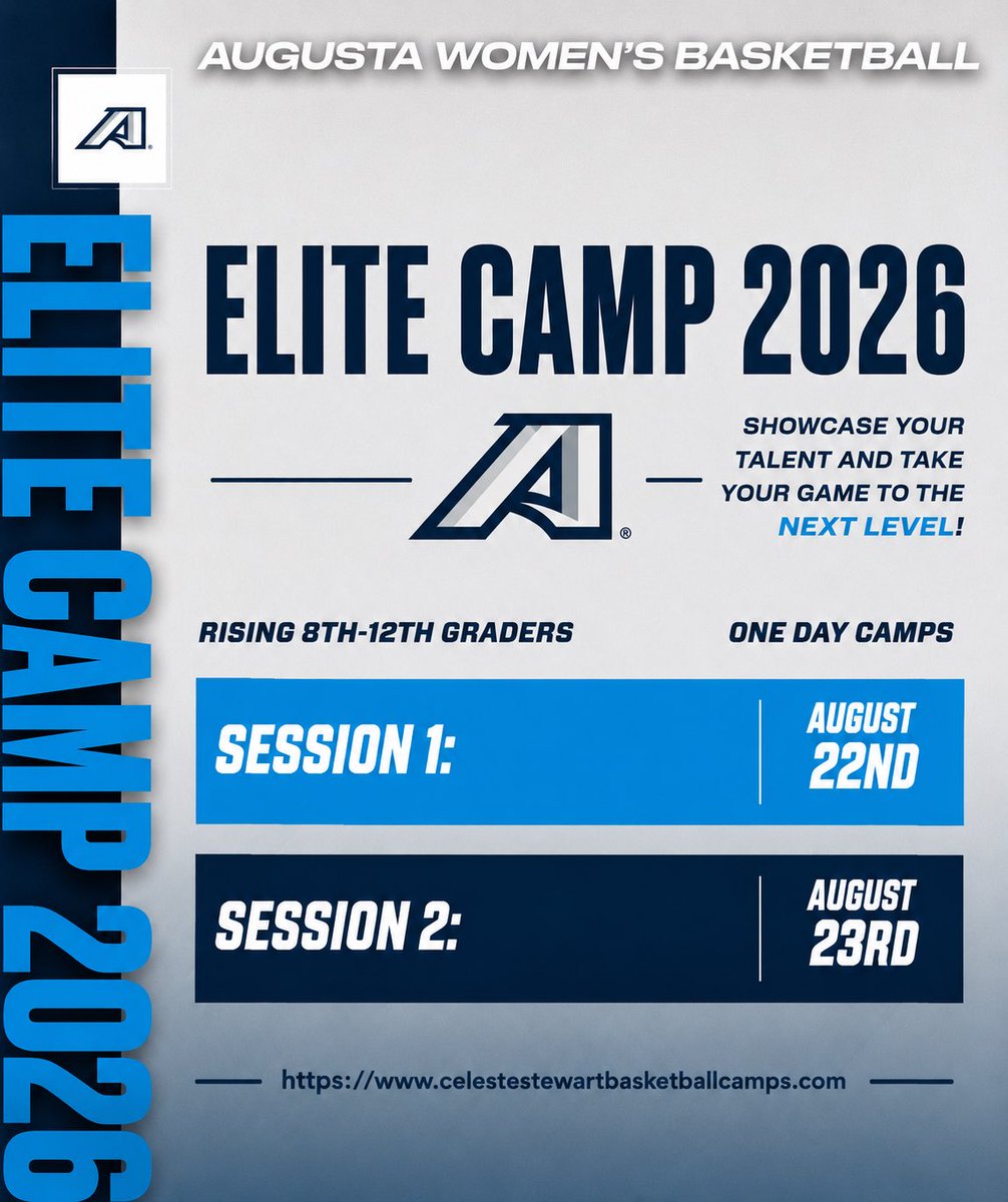 AUG_WBB's tweet photo. ⏰ Just 2 Weeks Until Elite Camp! 🏀

Don’t miss your opportunity to showcase your talents, compete against other talented players, and take your game to the next level. Register today before spots fill up!

🔗 Link in bio. 💙🐾 https://t.co/x3Tc9oisoX