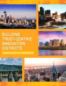 US_Ignite's tweet photo. 🏙️ The SURGE initiative is built on the idea that regional innovation ecosystems need trust, good data practices, and meaningful community partnerships in order to succeed.

Our playbook demonstrates those principles in practice in several communities: https://t.co/FJWgzdKMsK https://t.co/GzIzS4t7Zm