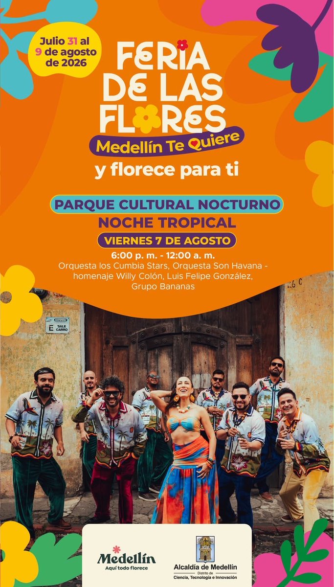 FicoGutierrez's tweet photo. ¡En Medellín seguimos celebrando nuestras tradiciones! 🌸 Tenemos oferta gratuita para todas las familias en esta Feria de las Flores ❤️. Consulta la programación en https://t.co/OTmDzJvj1Y https://t.co/qNhf1muG7V