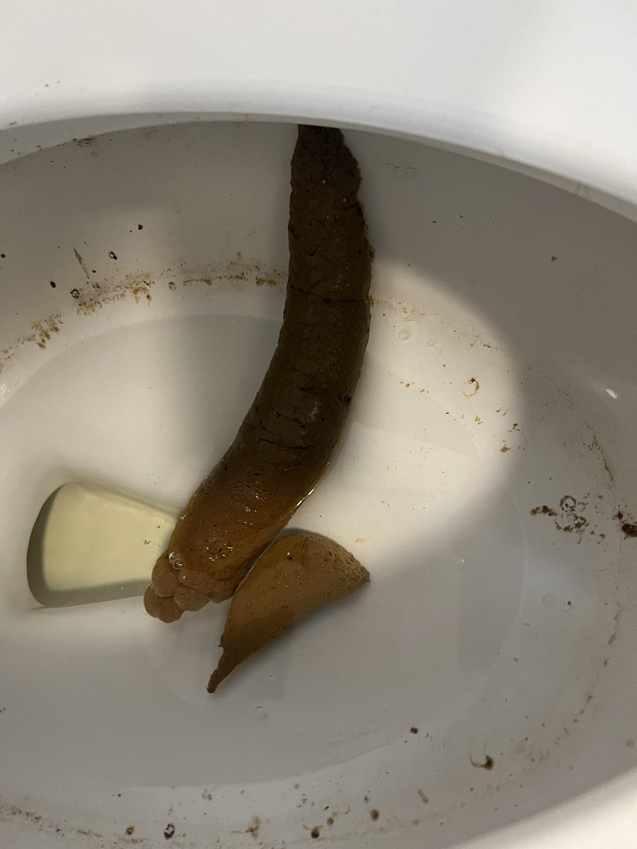 Man593Toilet's tweet photo. Holy shit!!! I don’t wanna flush it; this is the best, most orgasmic dump I’ve unloaded in a long time!! https://t.co/d21p0PwgvH