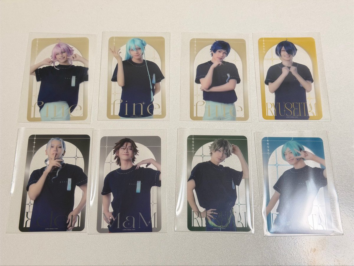 PAPAPA5037's tweet photo. 【交換】あんスタ あんステ THE STAGE 10th Anniversary LIVE  ランダムブロマイド  クリアカード

譲:ランブロ） 忍 翠 斑 弓弦
クリカ） 渉 桃李 弓弦 忍 奏汰 翠 斑 凪砂

求:日和 茨

異種交換可。
8/8昼会場手渡し。 https://t.co/AYp2t3COyw