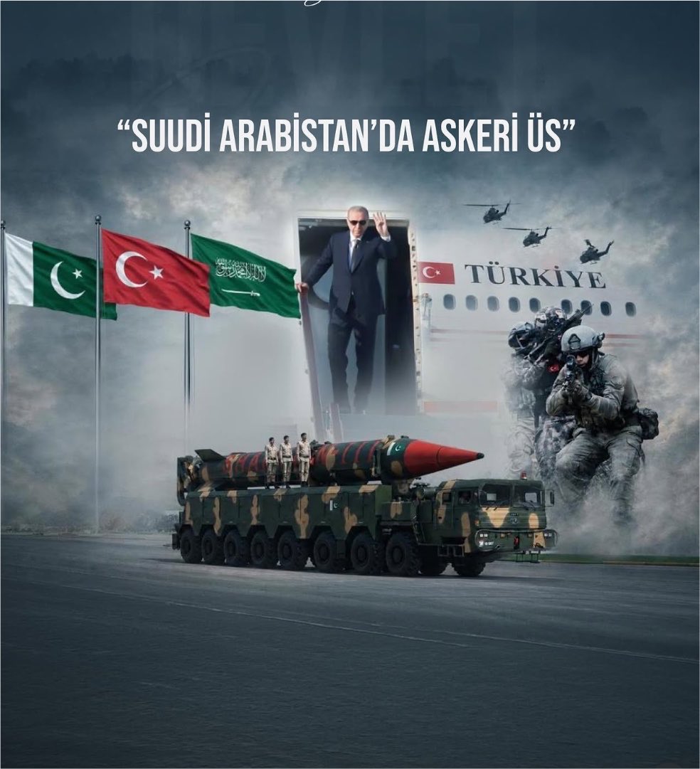 NetDuruss's tweet photo. İslam dünyasının tek nükleer silahlı devleti Pakistan; İslam İttifakı’nın temelini “Mekke Anlaşması” ile attı.
Türkiye, bu ittifakın merkez gücü olacak.

Asya’da Türkiye’ye efelenen bir güç olursa; tek nükleer gücü Pakistan, o ülkeyi tek bir tuşla taş devrine geri gönderecek. https://t.co/OEe8YOGkaA