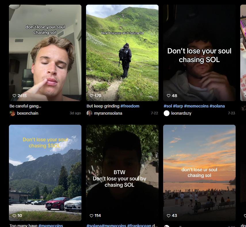 nottsfine's tweet photo. HERE IS A NEW VIRAL SOLANA CRYPTO TREND ON TIKTOK:  running it  proper 
https://t.co/AS6ju8HfAi

Trending on crypto tiktok 

so normie coded 

paying dex rn https://t.co/lOZkqDPRQN