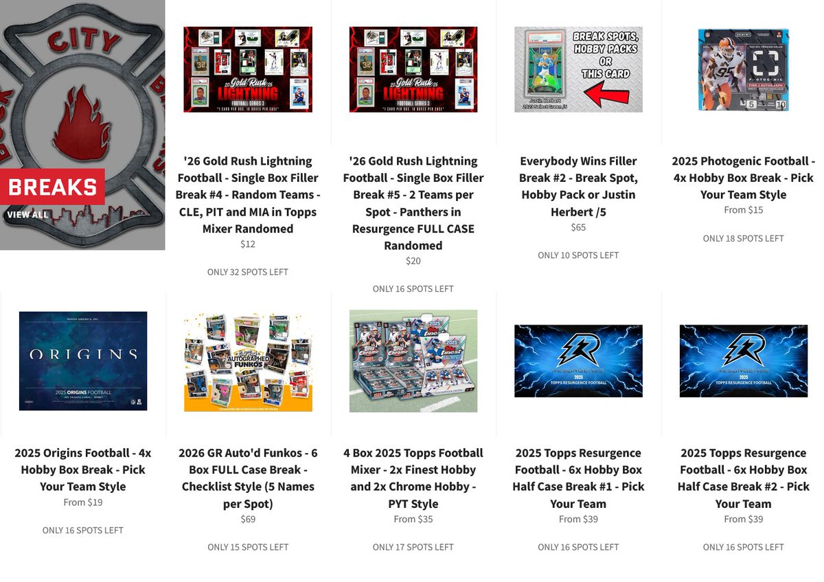 BuckCityBreaks's tweet photo. 🚨 IT'S BREAK DAY 🚨

Peep the lineup on https://t.co/KZ41EKmTVD, and if you have some fun money in the hobby budget, I would love to rip for you!

Repost to alert the fam 🙏 https://t.co/UcExTK0UVN